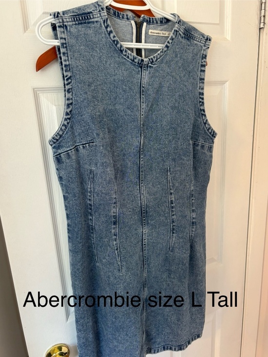 Abercrombie & Fitch Dresses & Skirts - Abercrombie denim dress women’s size L tall